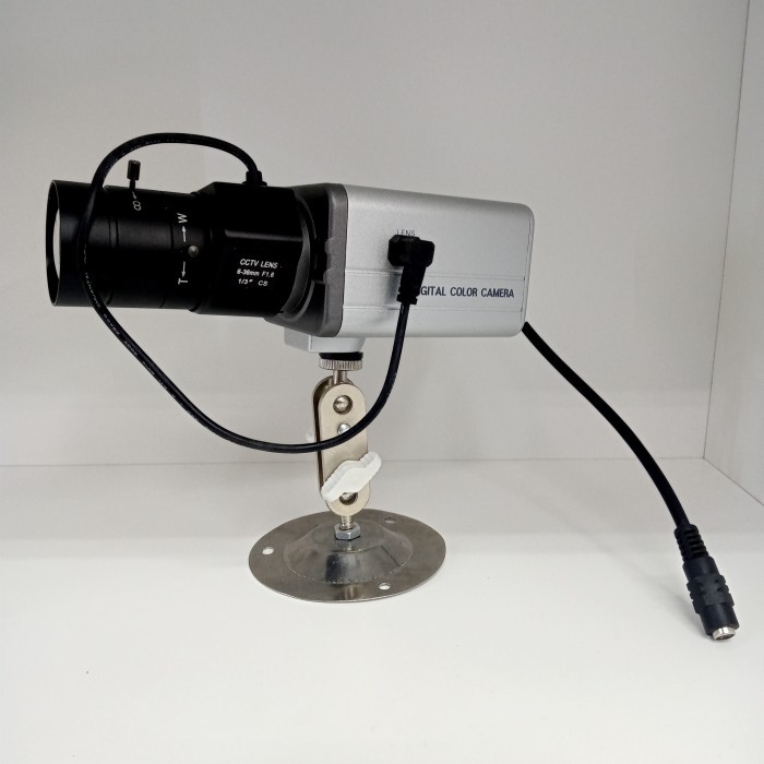 CCD Camera Cctv BOX Analog FERIVOKAL Zoom Lensa 6mm sampai 36mm