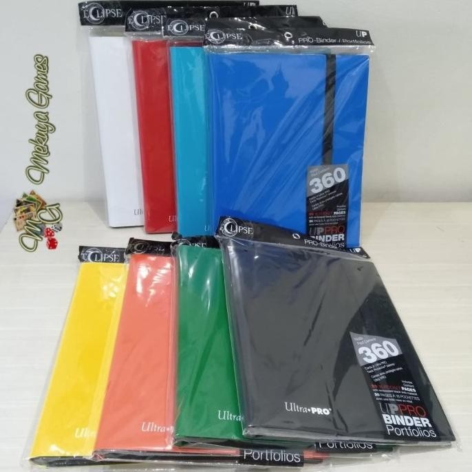 

Ultra Pro Eclipse 9-Pocket PRO-Binder-Jet Black Buku Sleeves 360 Kartu