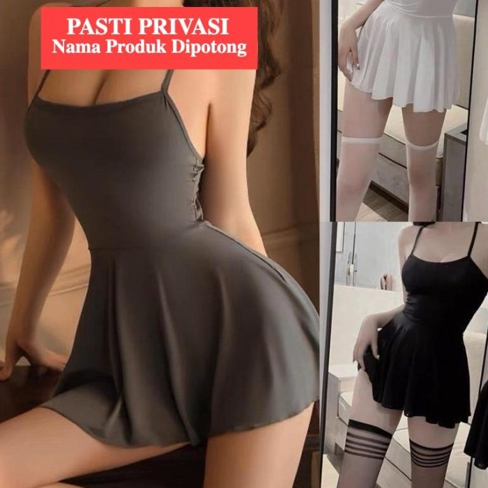 FREE ONGKIR Lingerie Sexy Premium Rok Mini Ketat Baju Tidur Sexy Wanita