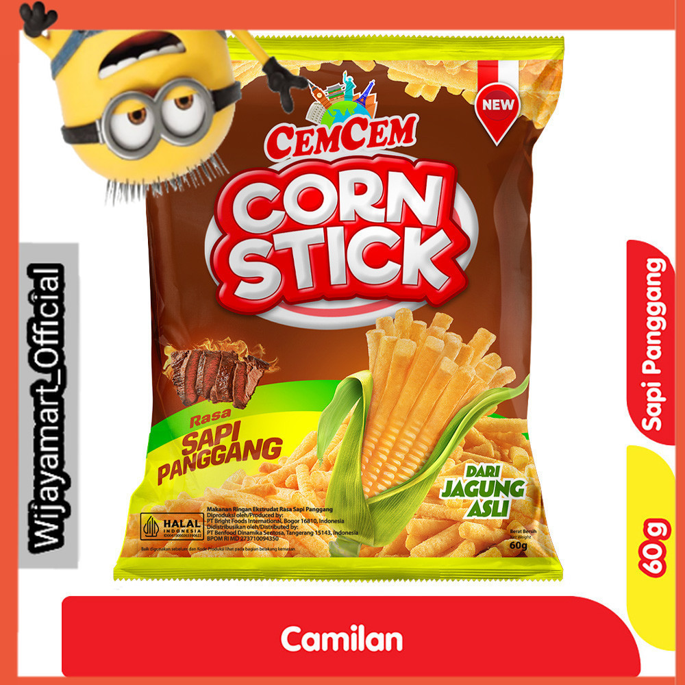 

CemCem Stik Jagung Rasa Sapi Panggang 60 g