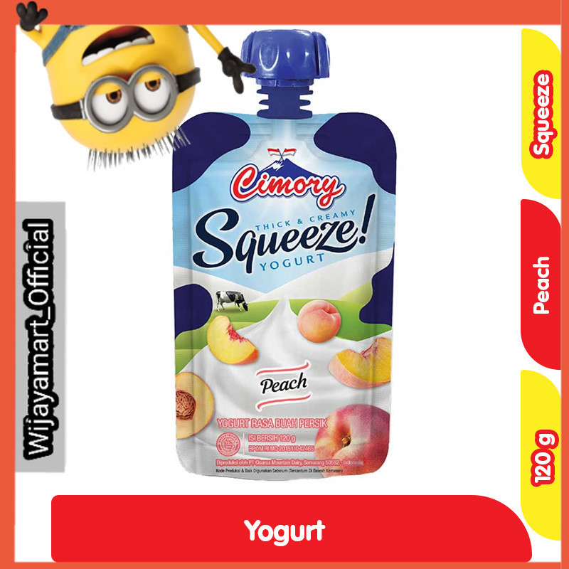 

Cimory Yogurt Squeeze Peach 120 g