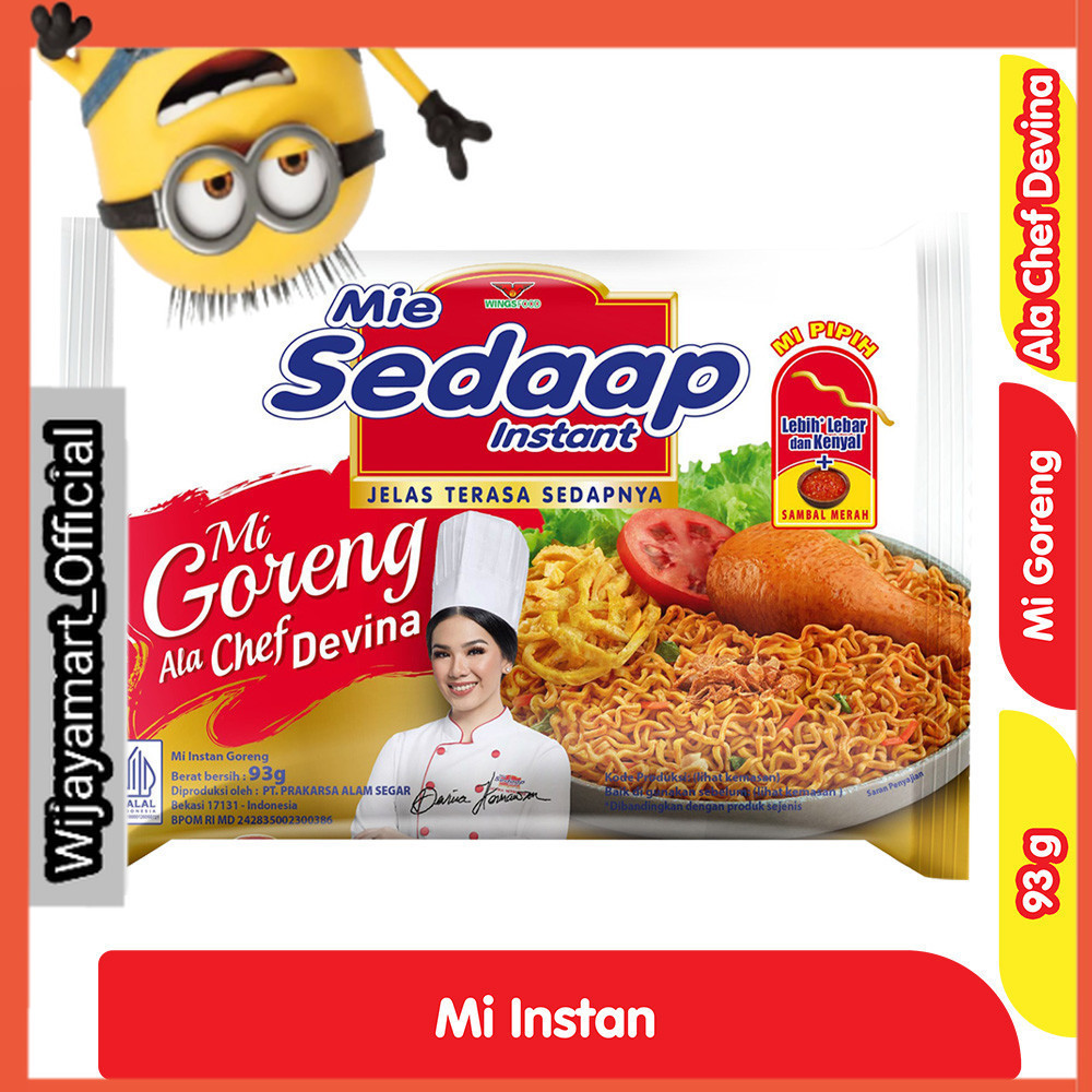 

Sedaap Mi Instan Goreng Ala Chef Devina 93 g
