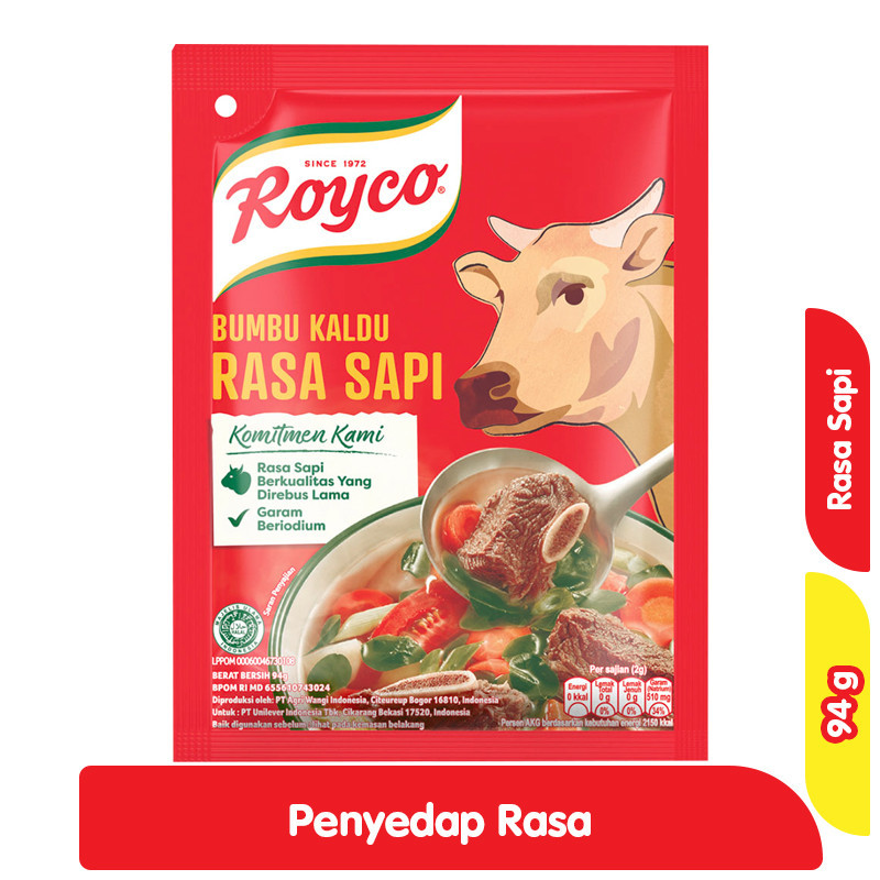 

Royco Bumbu Kaldu Penyedap Rasa Sapi 94 g