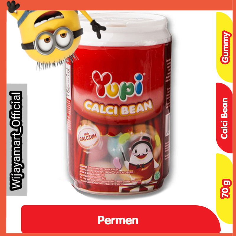 

Yupi Permen Gummy Calci Bean 70 g