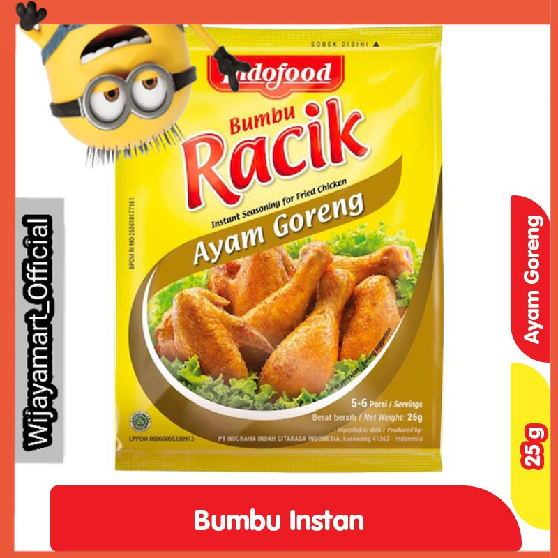 

Indofood Racik Bumbu Instan Ayam Goreng 25 g
