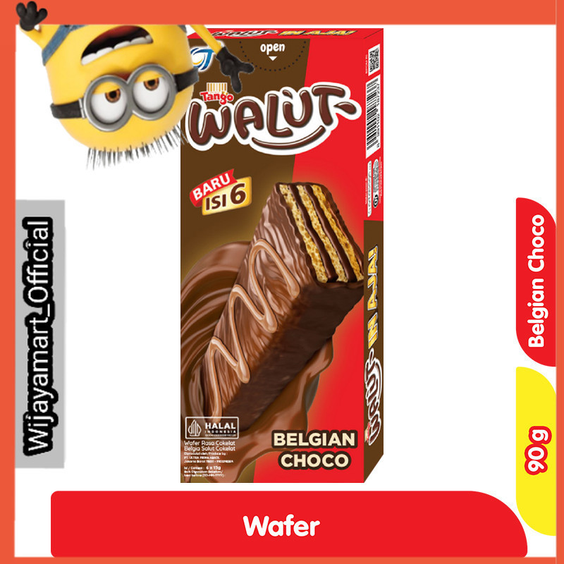 

Tango Walut Wafer Cokelat Belgian Box 90 g