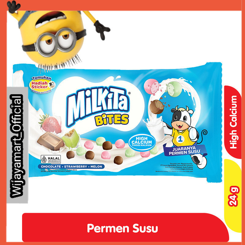 

Milkita Bites Permen Susu 24 g