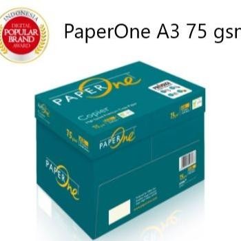 

TERLARIS - [Grab/Gojek] Termurah! Kertas Copy HVS A3 70 / 80 g PaperOne / Box Dus