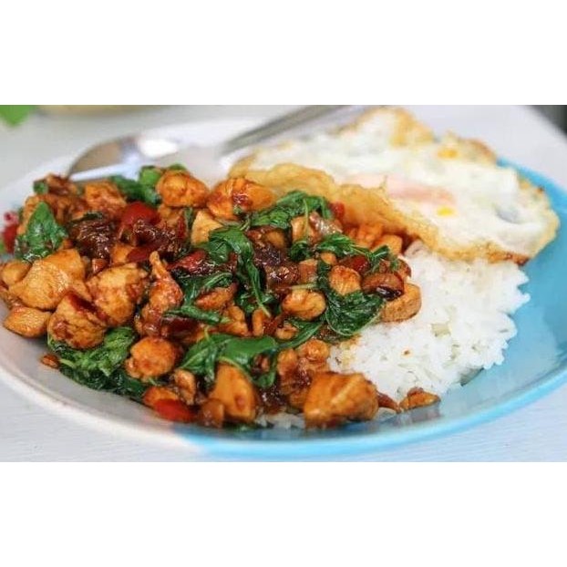 

Kanokwan Holy Basil Sauce Thai Stir Fry Sauce Bumbu Saus Cah Thailand PM