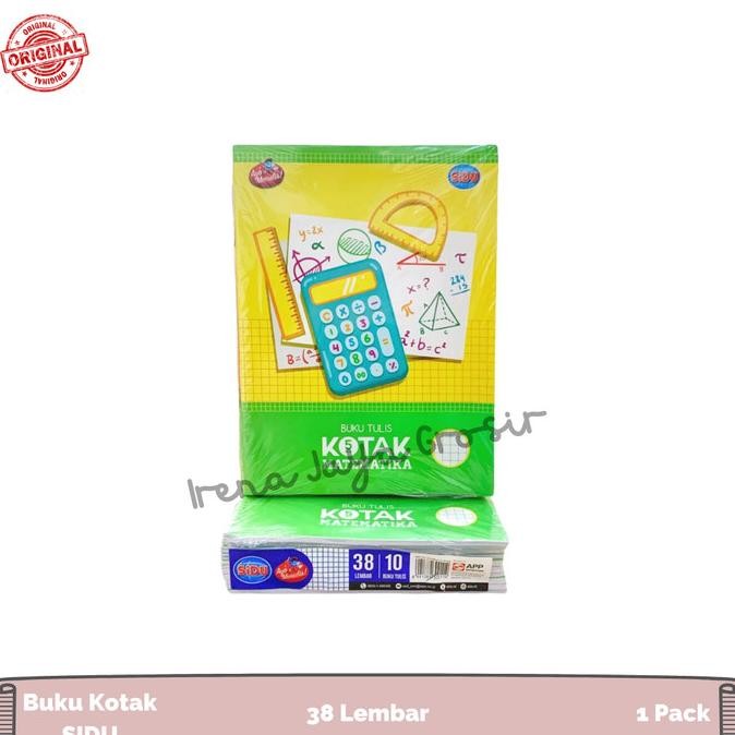 

Sale Irenajayagrosir - Buku Tulis Sekolah Buku Kotak Sidu 38 Lembar