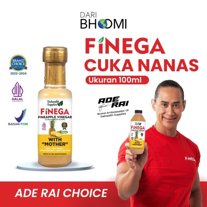 

Dehealth Supplies VINEGA CUKA NANAS 100ml (Botol kaca)