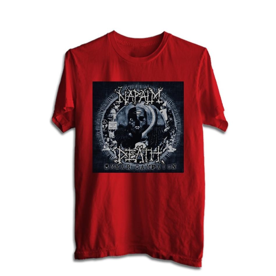 Promo Kaos Napalm Death T-Shirt Musik Rock Napalm Death