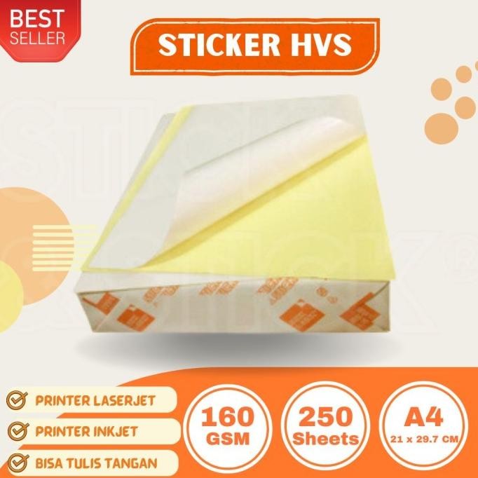 

BEBAS ONGKIR - S&S A4 Sticker HVS DOFF ULTIMATE Quality 250 Sheets
