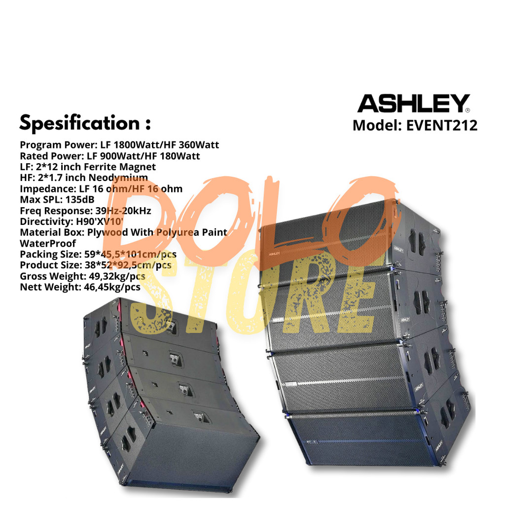 ORIGINAL LINE ARRAY ASHLEY EVENT 212