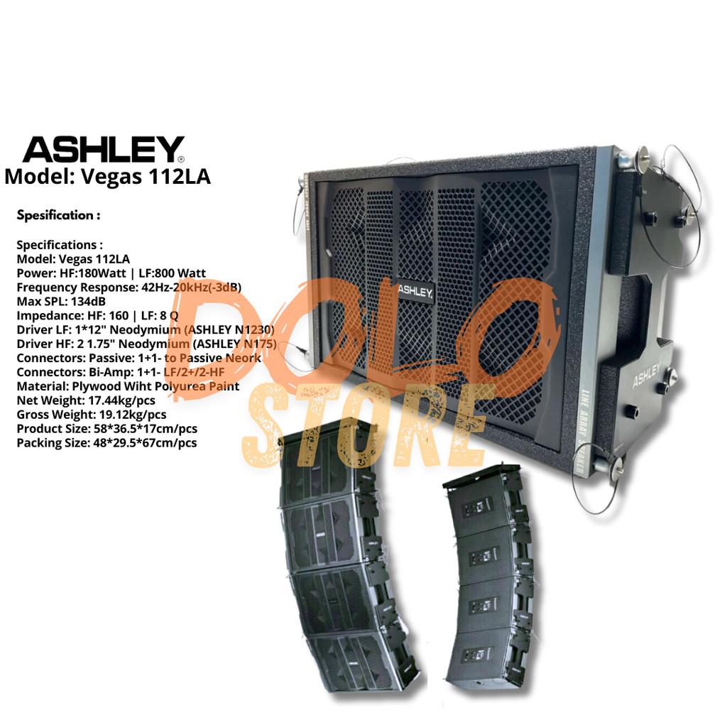 BREWOG ASHLEY VEGAS 112 LA ORIGINAL LINE ARRAY