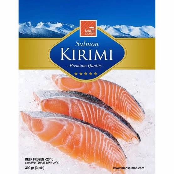 

Salmon Kirimi Mac Ikan Salmin Premium