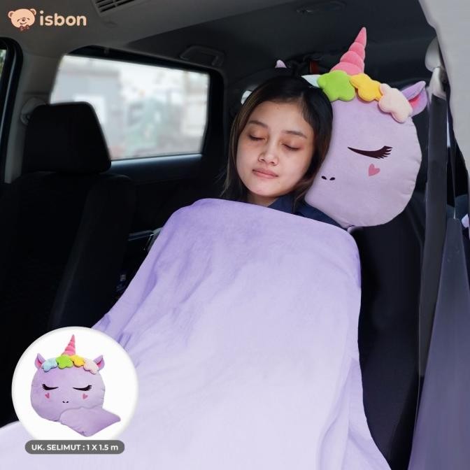 Bantal selimut unicorn balmut kuda poni non alergi aman bagi anak bayi
