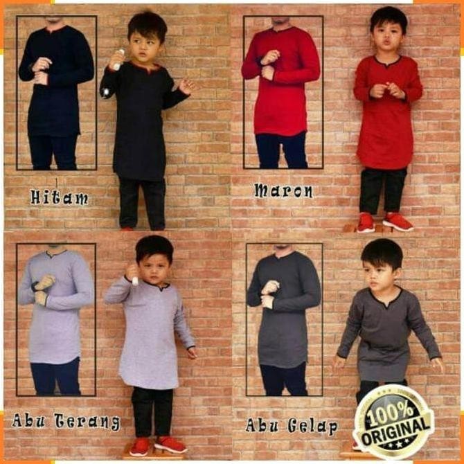 BAJU KOKO PRIA - BAJU KAOS KOKO ANAK DAN AYAH COUPLE KURTA PAKISTAN