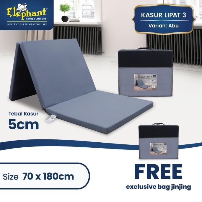Kasur Lantai Lipat Tiga Elephant