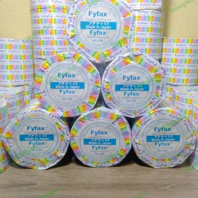 

Kertas Kasir Thermal Fyfax 80x80 / Thermal Paper Roll Fyfax 80x80