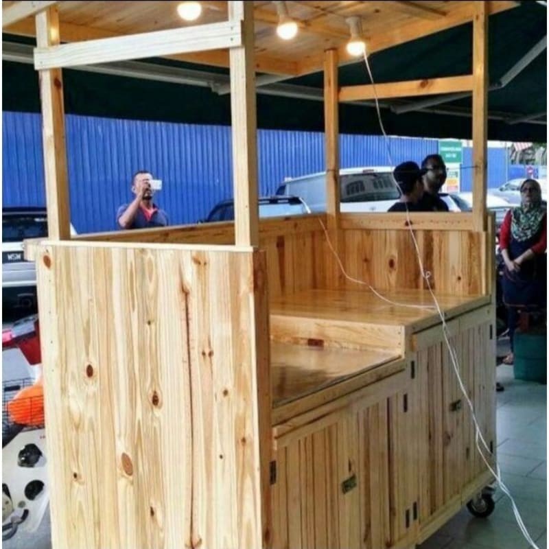 Rombong Kayu Jati Belanda | Rombong Kayu | Rombong Bakso | booth | booth kayu | booth kayu jati bela