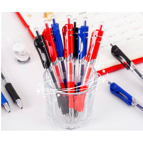 

Terbaru Pulpen Hitam Pen Ballpoint 0,5mm Alat Tulis Kantor Sekolah CetekS545 100% ori