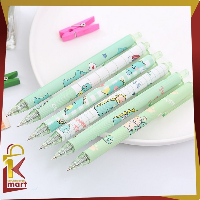 

Terbaru SM-A35 Pen Gel Mekanik Motif Cartoon Dinosaur / Pulpen Pelajar Dan Kantor Pena Lucu Motif