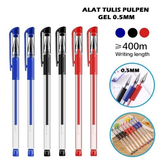 

Terbaru Pulpen Gel Ink 0.5mm Pena Alat Tulis Perlengkapan Sekolah Kantor 100% ori