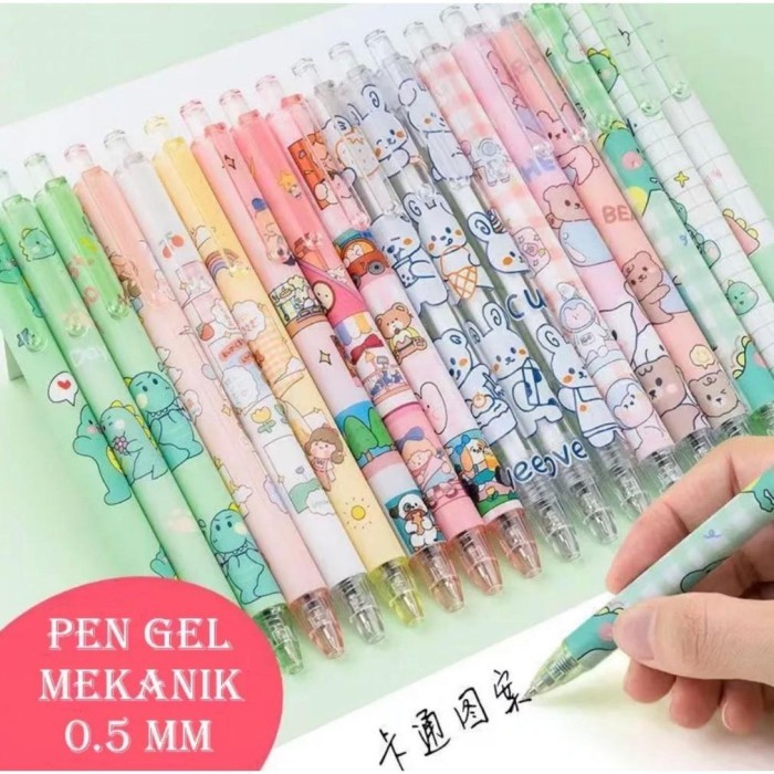 

Terbaru CASHBACK MENGGIURKAN NEW PULPEN GEL MOTIF KARTUN LUCU PENA MEKANIK MOTIF LUCU DINOSAUR