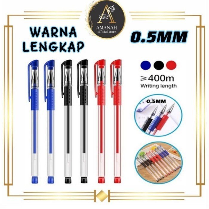 

Terbaru New Pulpen Gel Mini 0.5Mm / Bolpain Bolpen Alat Tulis Kantor Sekolah 100% ori