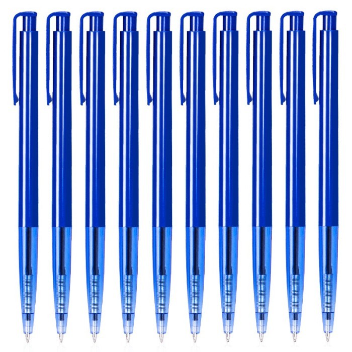 

Terbaru DELI-Bullet Tip Ballpoint Pen Set, Fine Point 0.7mm, Blue Ink, Office and School Supplies,