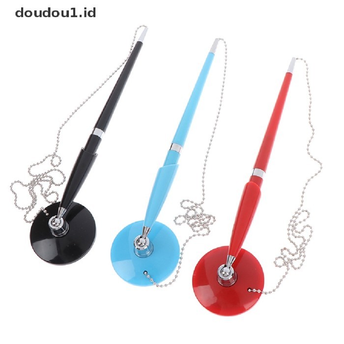 

Terbaru (doudou1) Pulpen Dengan Tali Warna Hitam Bahan metal Untuk Kantor / 100% ori