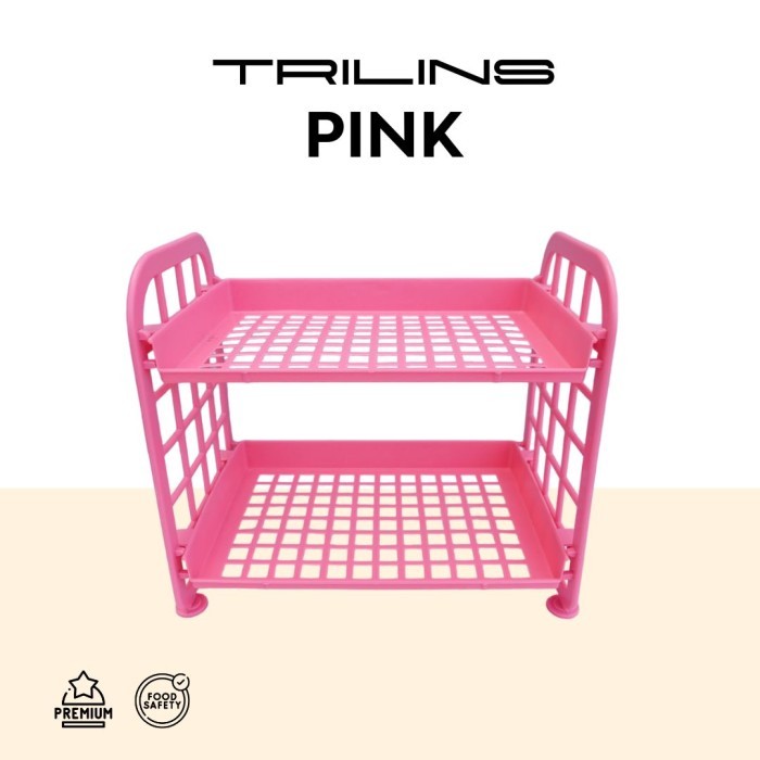 

Terbaru RAK JARING PLASTIK SERBAGUNA 2 Susun NEW TRILINS Rack Jaring Model Kotak Mini Tempat Bumbu