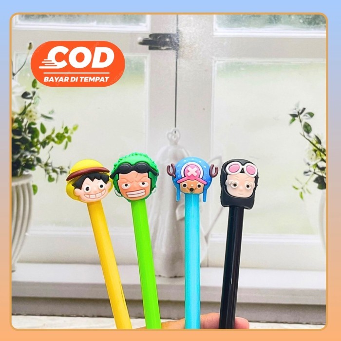 

Terbaru PULPEN GEL ANIME ONE PIECE PGK-1529 LUFFY ZORO CHOPPER ROBIN PEN PENA BOLPEN BOLPOIN LUCU