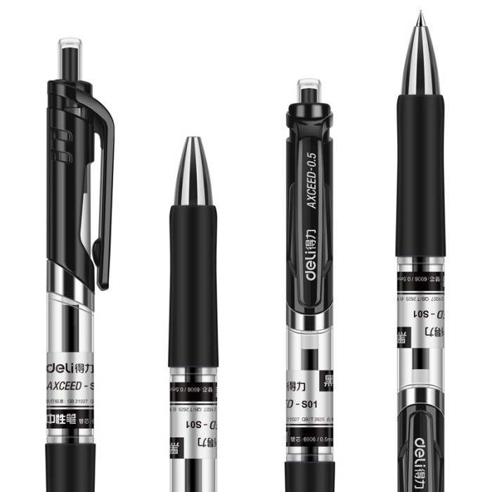 

Terbaru happy DELI PULPEN GEL PEN GEL HITAM S01 0.5mm ALAT TULIS KANTOR 100% ori