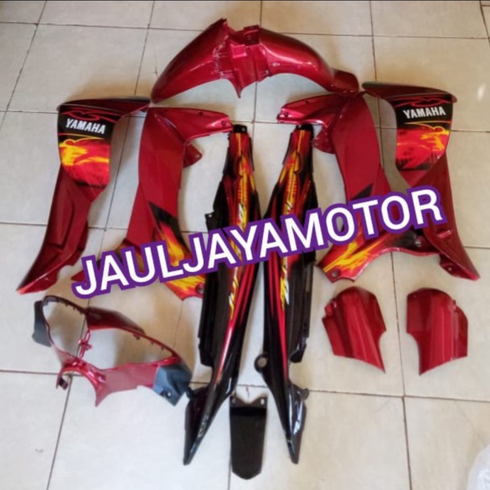 Hemat Cover Full Set Body Bodi Halus Jupiter Z Burhan Merah Hitam 2004-2009