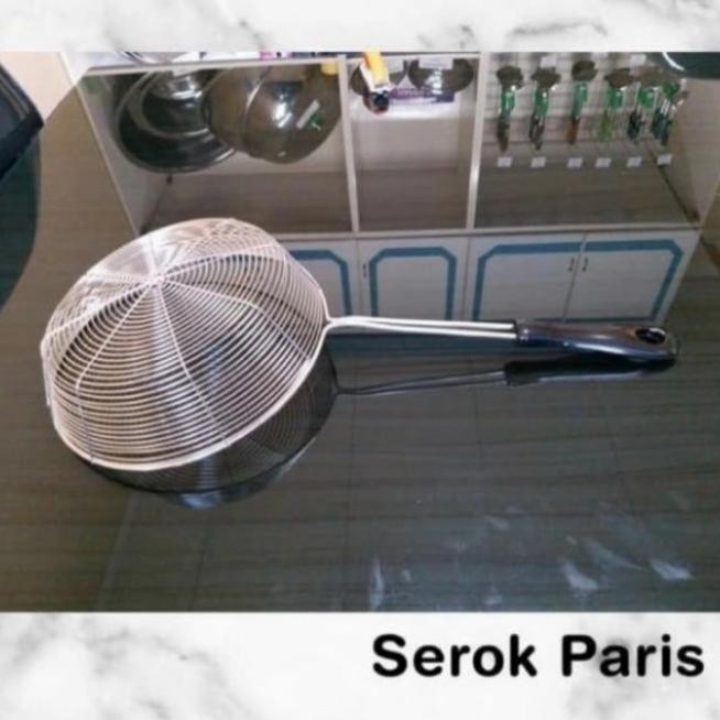 Serok Stainless / Saringan Masak Stainless / Serok Masak Paris 18 Cm