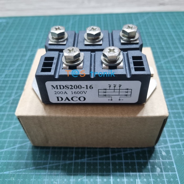 Bebas Repot Dioda Mds 200A 1600V Dioda Bridge 3 Phase Dioda Rectifier 200 A