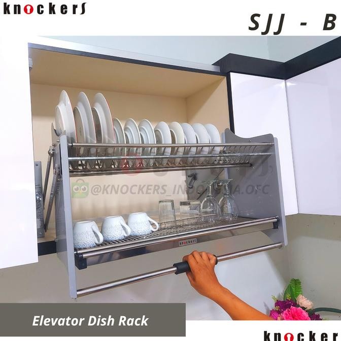TERMURAH - ELEVATOR DISH RACK BASKET / SJJ-B / KNOCKERS INDONESIA