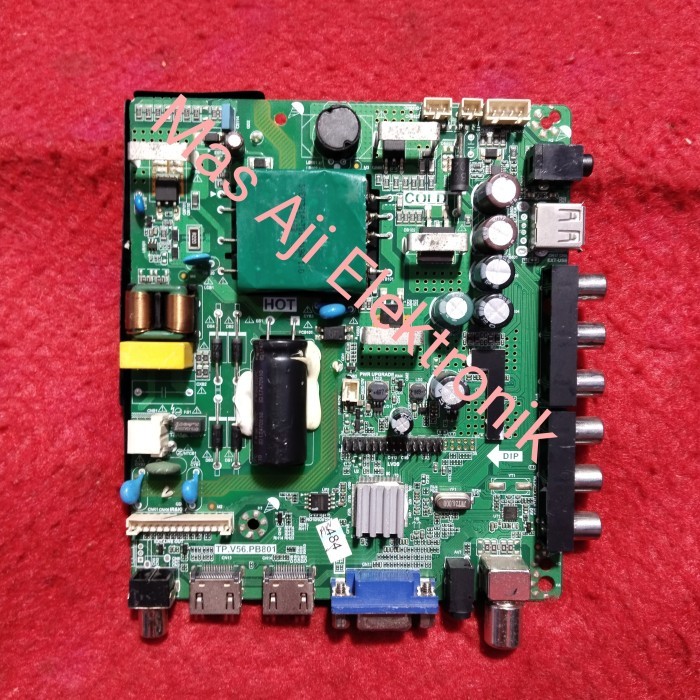 MESIN TV LED POLYTRON PLD24D123 - MAINBOARD POLYTRON 24D123