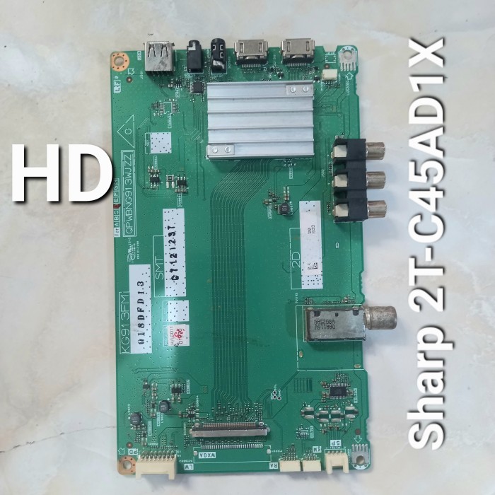 MB MAINBOARD TV LED SHARP 2T-C45AD1X 2T C45AD1X