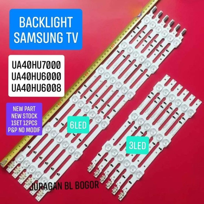 LAMPU LED BL SAMSUNG 40HU 40HU7000 UA40HU7000 UA40HU6000 UA40HU6008