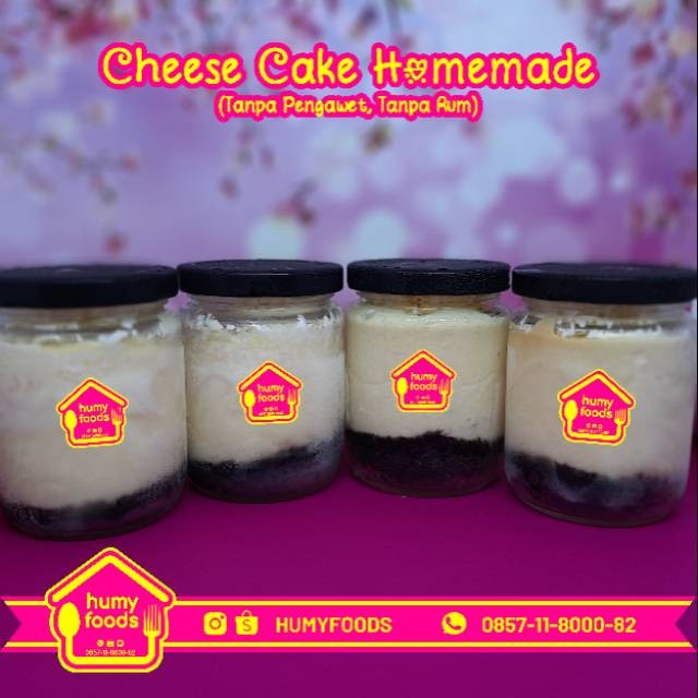 

CHEESE CAKE HOMEMADE SUPER ENAK (235ml)