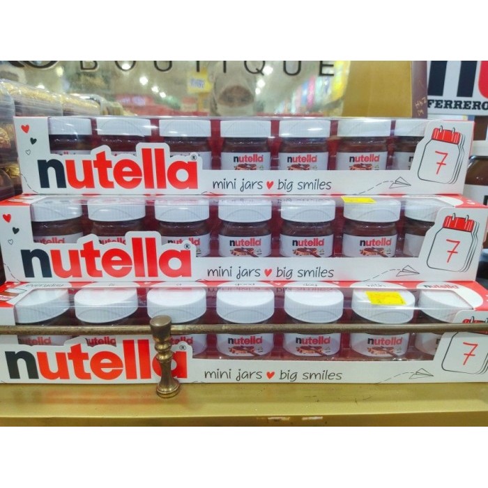 

Selai Nutella Hello World 7 Mini Bottle Of 30G /Nutella Minis Terbaru