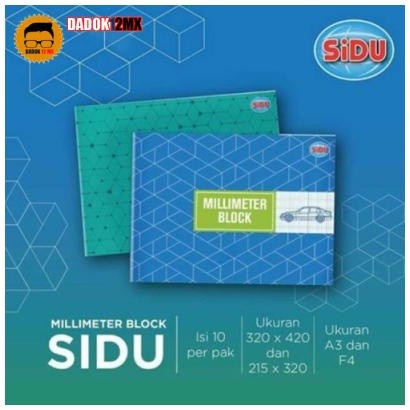 

BUKU MILIMETER BLOK F4 SIDU