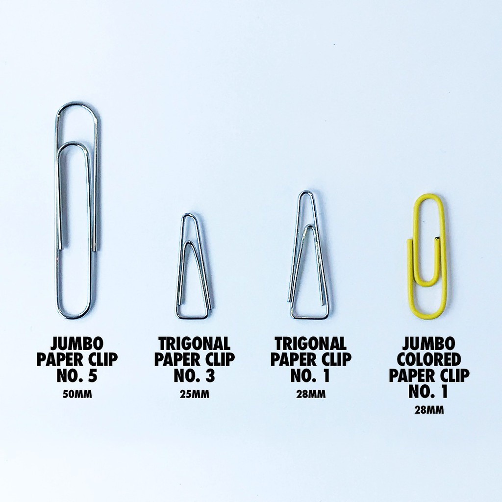

PAPER CLIP/TRIGONAL KLIP NO.3 & 5