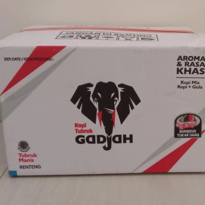 

Kopi Tubruk Gadjah [24Gr/120Pcs/1 Karton] Terbaik