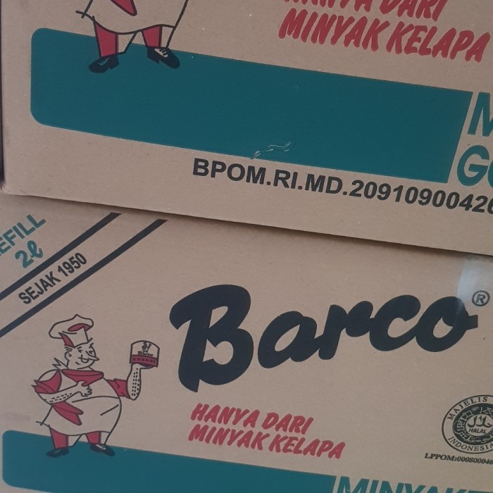

Barco Minyak Kelapa 2 Liter Pouch Per Dus Isi 6 Diskon