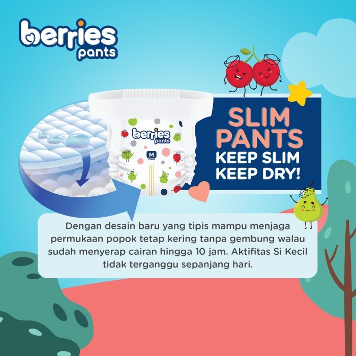 Berries Baby Pants M 34