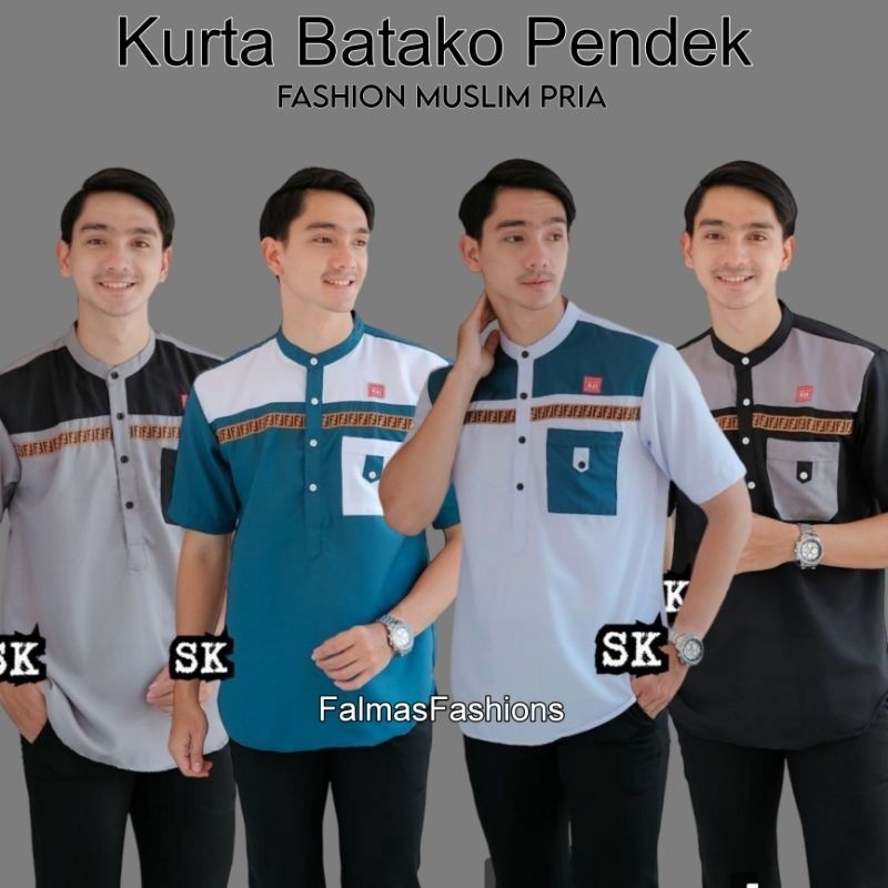 Khoko Cowok Bahan Adem Buju Pakaian Casual Muslim Kokp Prea Laki2 Kurta Dewasa Kokoj Taqwa Berkwalit